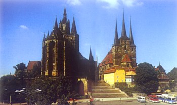 Erfurts Wahrzeichen - Dom und Severikirche